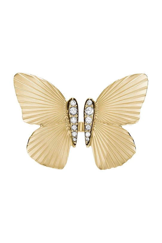 Fossil pierścionek cyrkonia złoty JF04800710