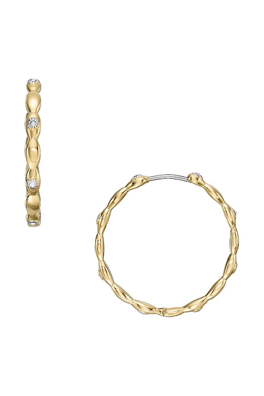 Náramek Fossil Evil Eye zirkonie zlatá JF04816710