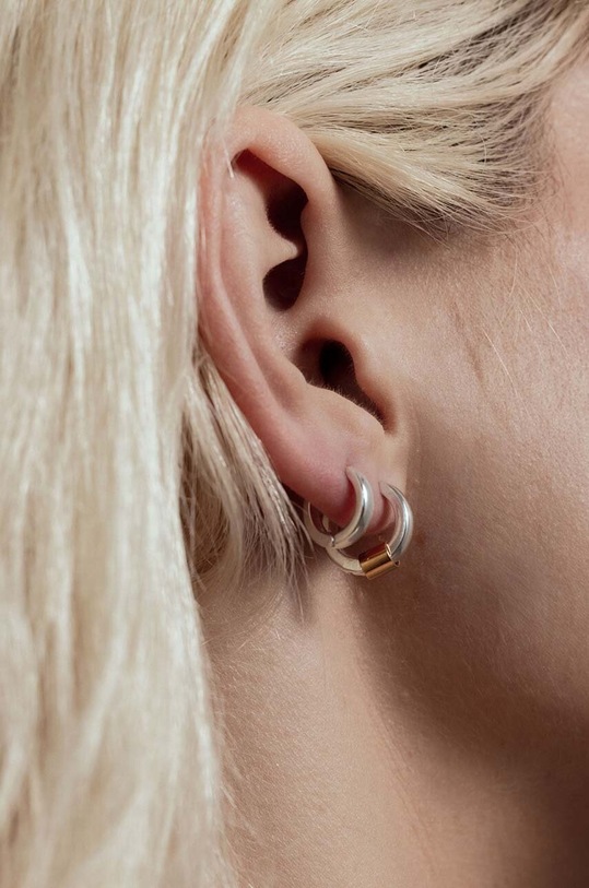 Срібні сережки No More срібний ER84SS