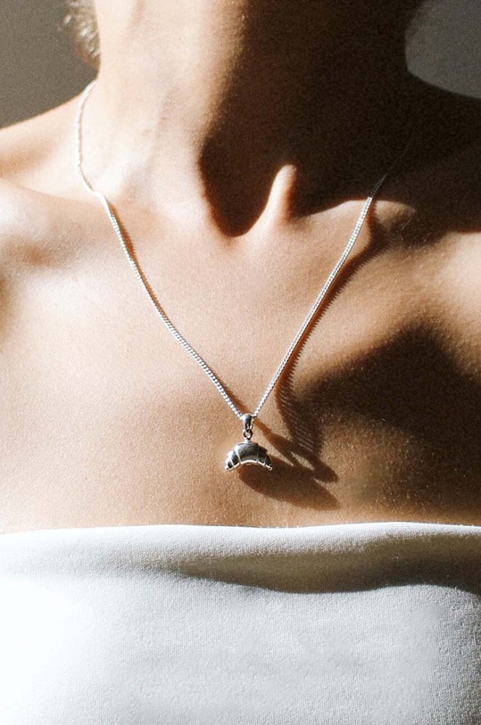 Srebrna ogrlica No More srebrna NL33SS