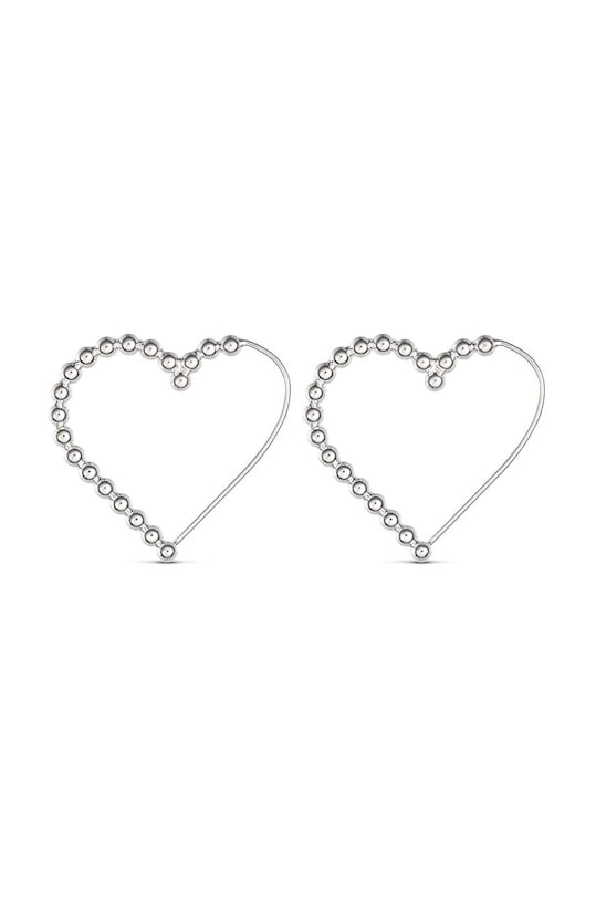 Srebrne naušnice No More ER59SSPR srebrna AA00