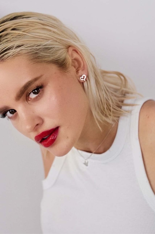 No More cercei de argint argintiu ER60SSPR