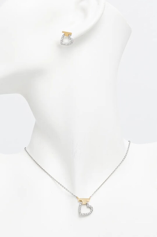Колье и серьги Trussardi серебрянный TJAXC51