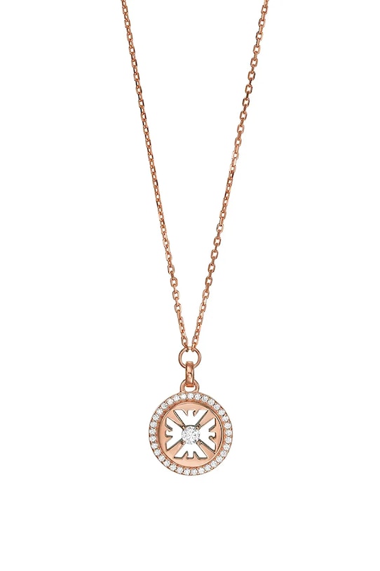 Emporio Armani naszyjnik Logo Essentials srebro złoty EG3593221