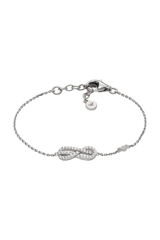 Srebrna narukvica Emporio Armani srebro srebrna EG3598040