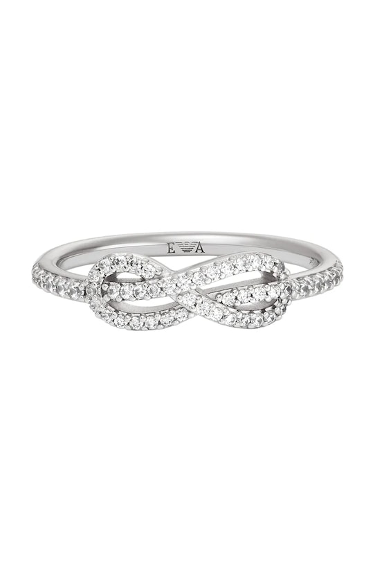 Strieborný prsteň Emporio Armani EG3599040 strieborná AA00