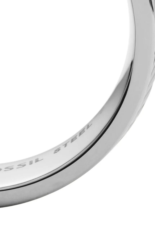 Кольцо Fossil Harlow Linear Texture серебрянный JF04667040