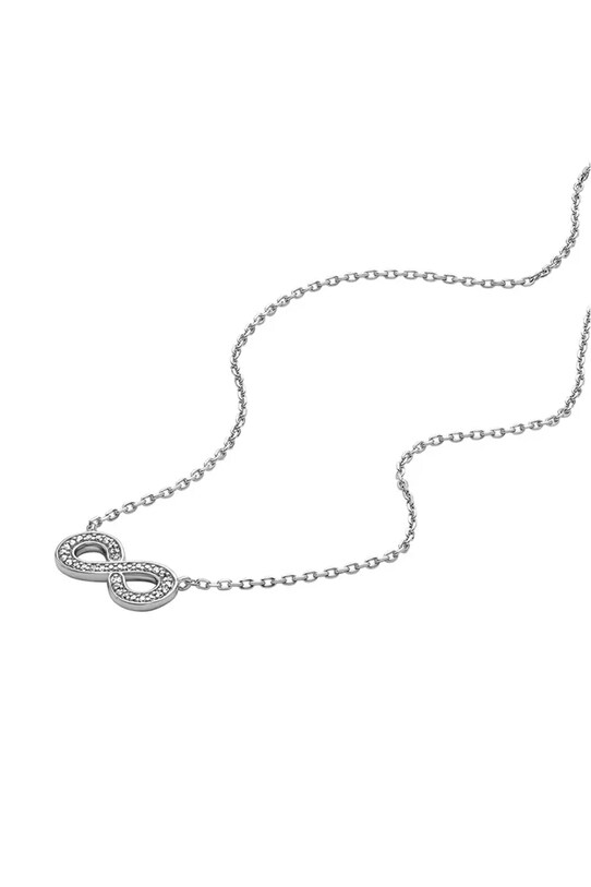 Срібне кольє Fossil срібний JFS00632040