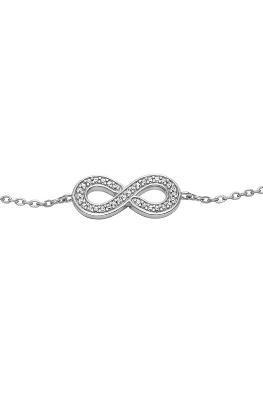 Срібний браслет Fossil JFS00633040 срібний AA00