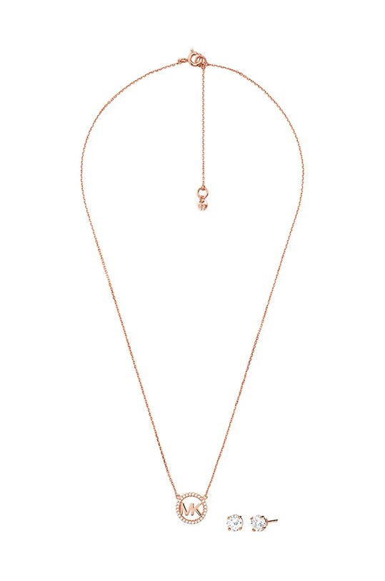 Колье и серьги из позолоченного серебра Michael Kors MKC1260AN791 золотой AA00