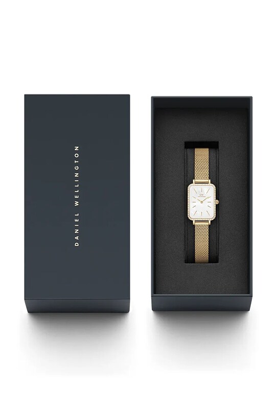 Годинник Daniel Wellington Quadro Lumine Bezel Evergold 40 золотий DW00100668