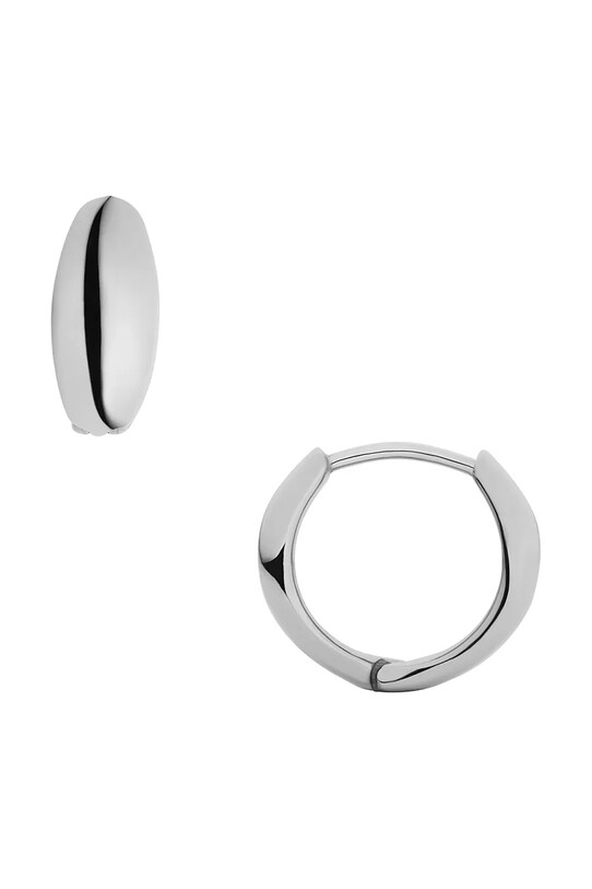 Σκουλαρίκια Fossil All Stacked Up ασημί JF04742040