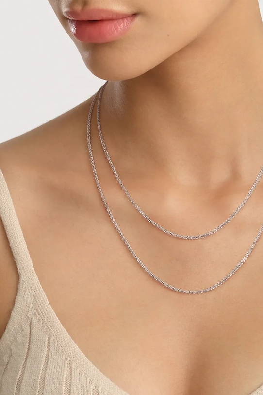 Doplňky Náhrdelník Daniel Wellington DW00400561 stříbrná