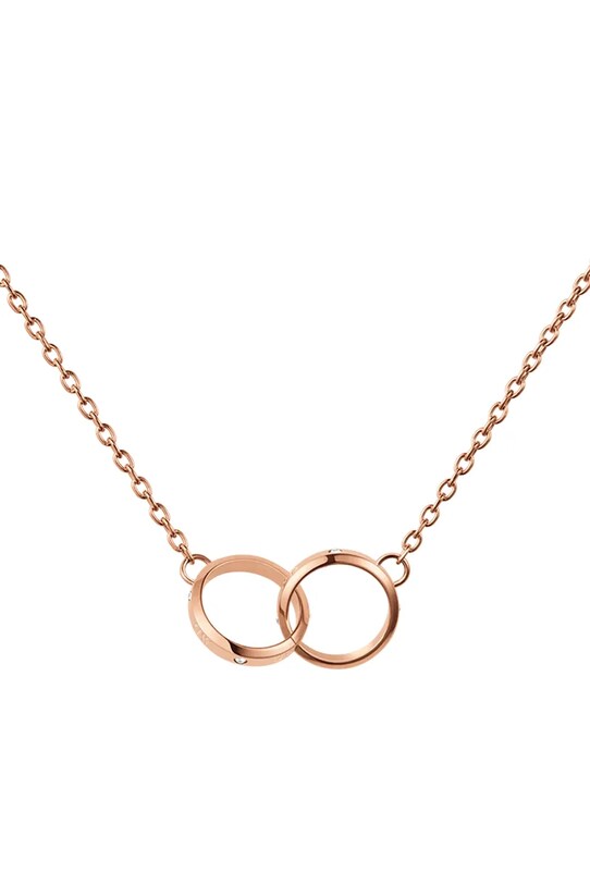 Ланцюжок Daniel Wellington циркон золотий DW00400352