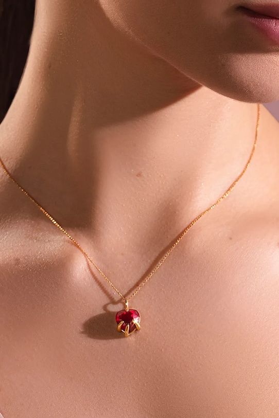 Επιχρυσωμένο κολιέ Lilou Amour A03/MARKET/ANS/193 χρυσαφί AA00