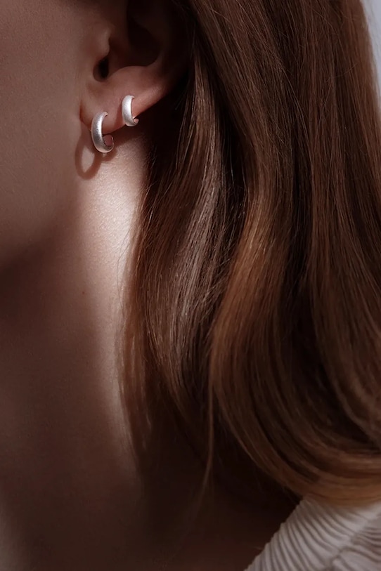 Lilou kolczyki posrebrzane Etno 171/13/KOL/NO1/SR srebrny AA00