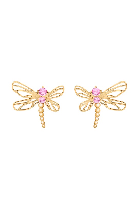 Lilou kolczyki pozłacane Dragonfly pozłacane złoty 182/22/KOL/AZU/ROC/PO
