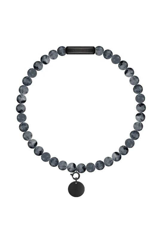 Lilou brățară cu pietre naturale Stones piatră naturală negru A03/MARKET/ANS/84