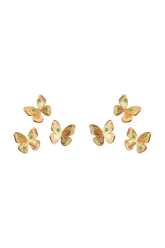 Lilou kolczyki pozłacane Papillon pozłacane złoty 235/7/KOL/NO1/3/PO