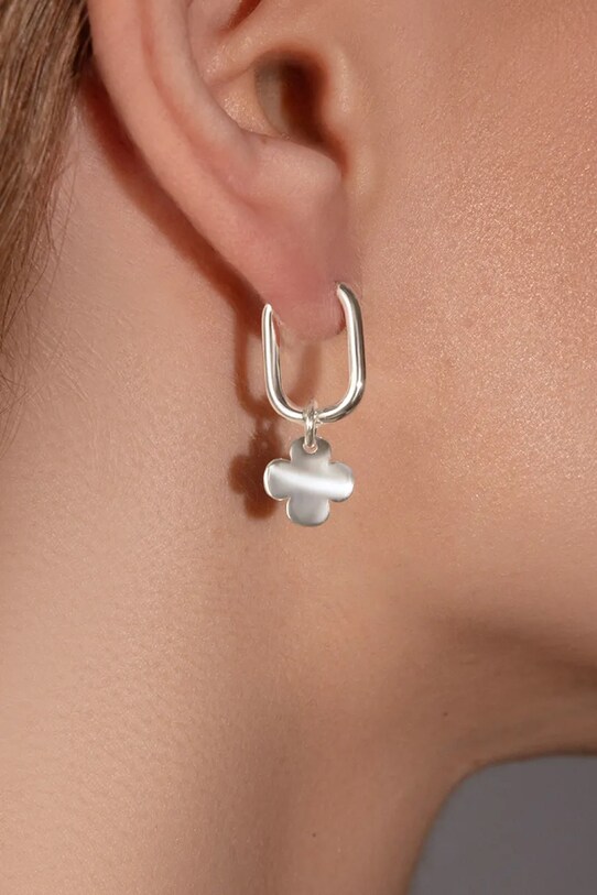 Серьги покрытые серебром Lilou A03/MARKET/ANS/242 серебрянный AA00