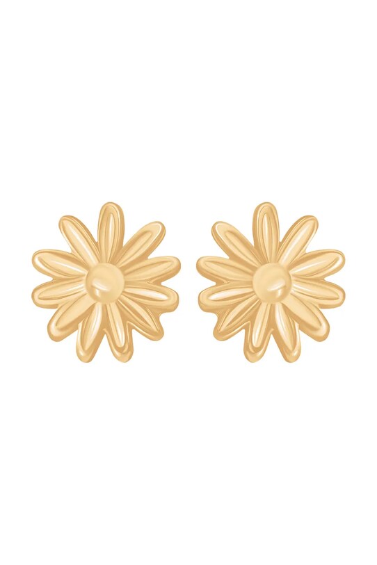 Lilou cercei placați cu aur Flowers aur 125/6/KOL/E/PO