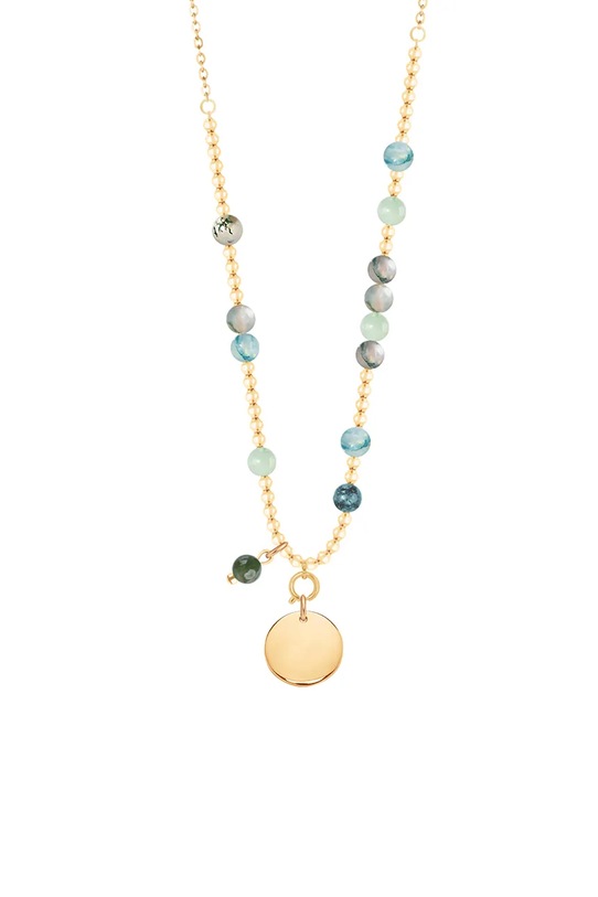 Lilou colier placat cu aur Planets placat cu aur aur A03/MARKET/ANS/282