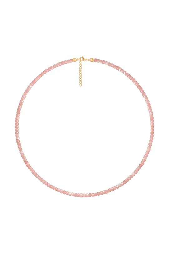 Lilou colier cu pietre naturale placat cu aur aur 216/400/LAN/OPA/PO