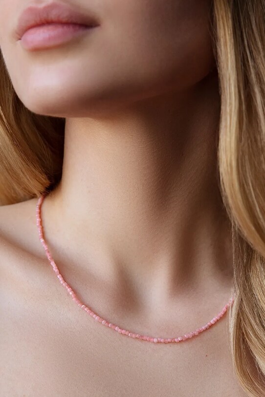 Accessori Lilou collana con pietre naturali 216/400/LAN/OPA/PO oro