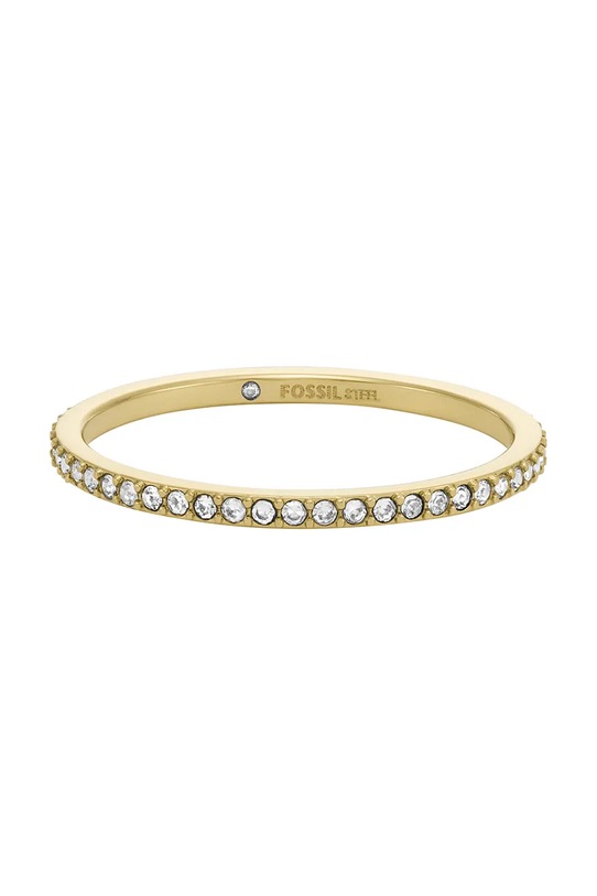 Fossil pierścionek Ellis Pavé Glitz JF04686710 złoty AA00