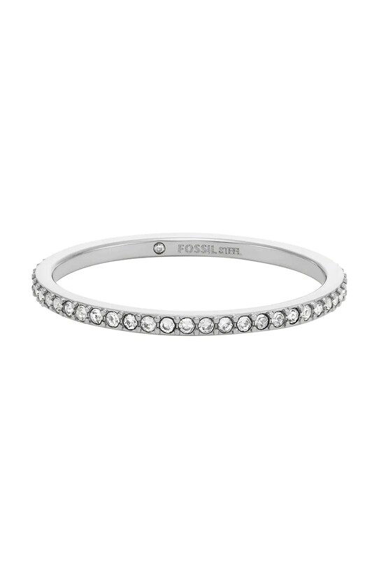 Δαχτυλίδι Fossil Ellis Pavé Glitz ζιρκόνια ασημί JF04687040