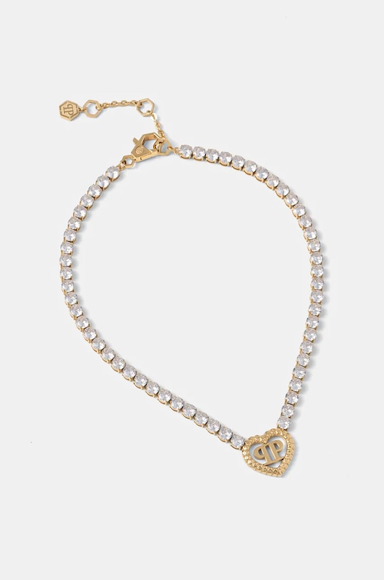 Ланцюжок Philipp Plein циркон золотий PJZEA07NU