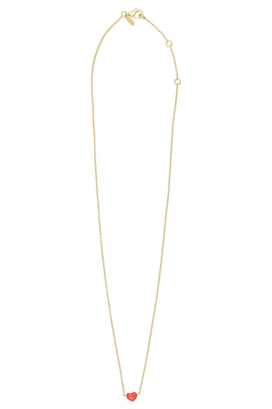 Серебряное колье с позолотой Design Letters 90304015CORAL золотой AA00