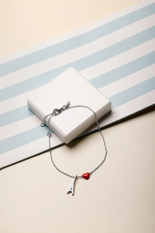 Design Letters bracciale in argento oro 90501012CORAL