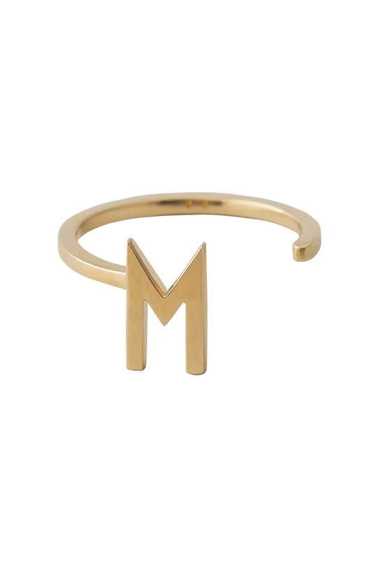 Серебряное кольцо с позолотой Design Letters серебро золотой 90601000M