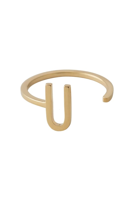 Серебряное кольцо с позолотой Design Letters серебро золотой 90601000U