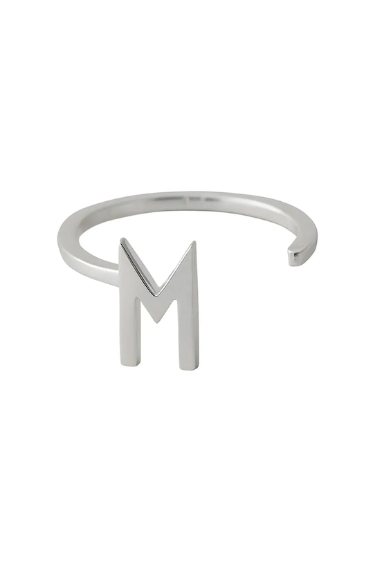 Design Letters pierścionek ze srebra pokrytego złotem srebro srebrny 90601001M