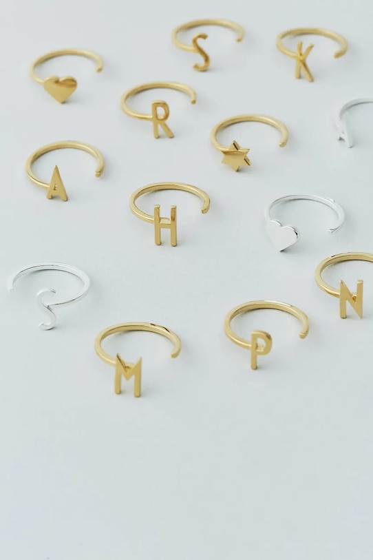 Design Letters pierścionek ze srebra pokrytego złotem 90601001M srebrny AA00