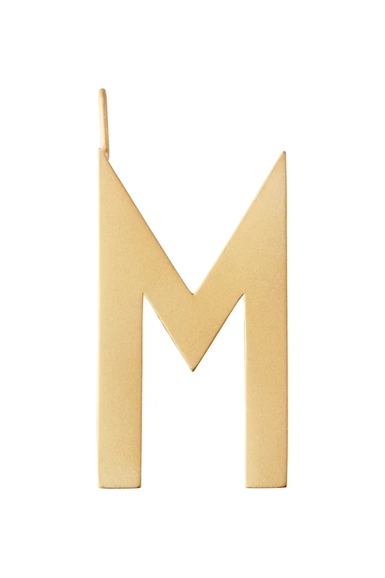 Позлатена сребърна висулка Design Letters сребро злато 90201001M