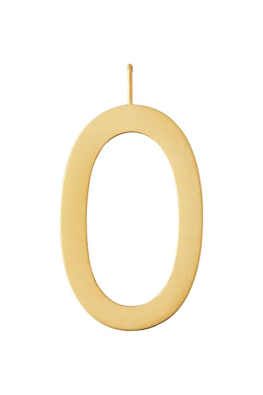 Design Letters zawieszka ze srebra pokrytego złotem srebro złoty 90201001O