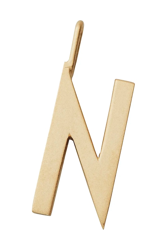 Strieborný pozlátený prívesok Design Letters pozlátené zlatá 90201544N
