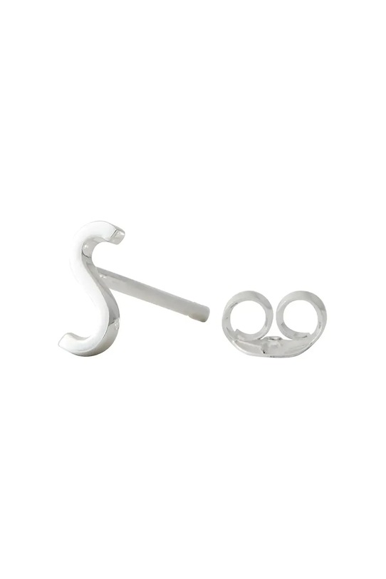 Серебряная серьга Design Letters серебро серебрянный 90401000S