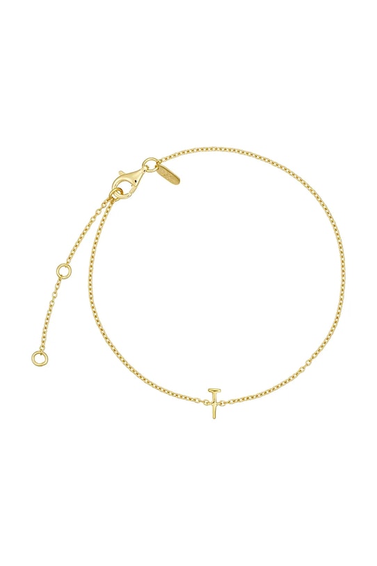 Design Letters bransoletka ze srebra pokrytego złotem srebro złoty 90501010T