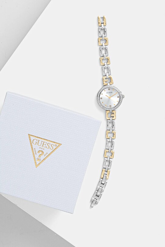 Doplnky Hodinky Guess GW0656L1 strieborná