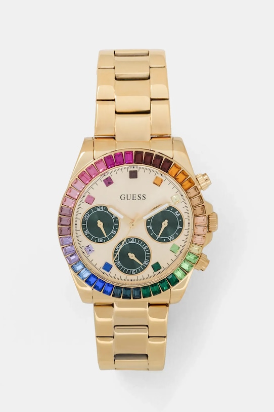 Guess zegarek złoty GW0690L4