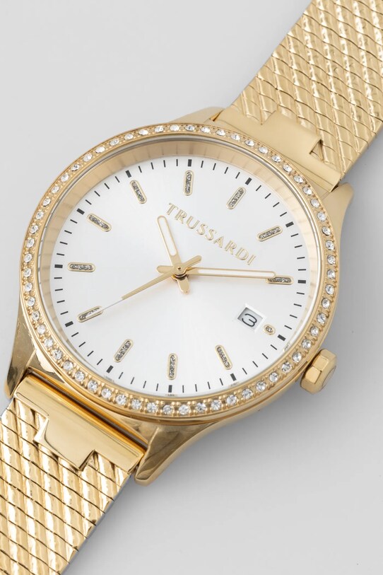 Akcesoria Trussardi zegarek CITY LIFE R2453170504 złoty