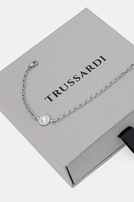Akcesoria Trussardi bransoletka T-LOGO TJAXC116 srebrny