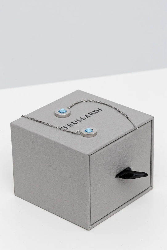 Сережки Trussardi T-LOGO срібний TJAXC118