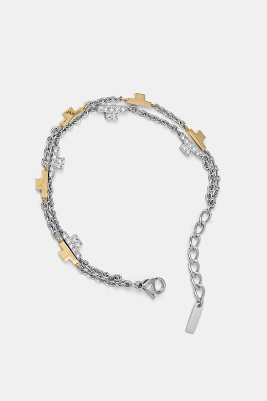 Браслет Trussardi T-LOGO Gift Box срібний TJAXC64