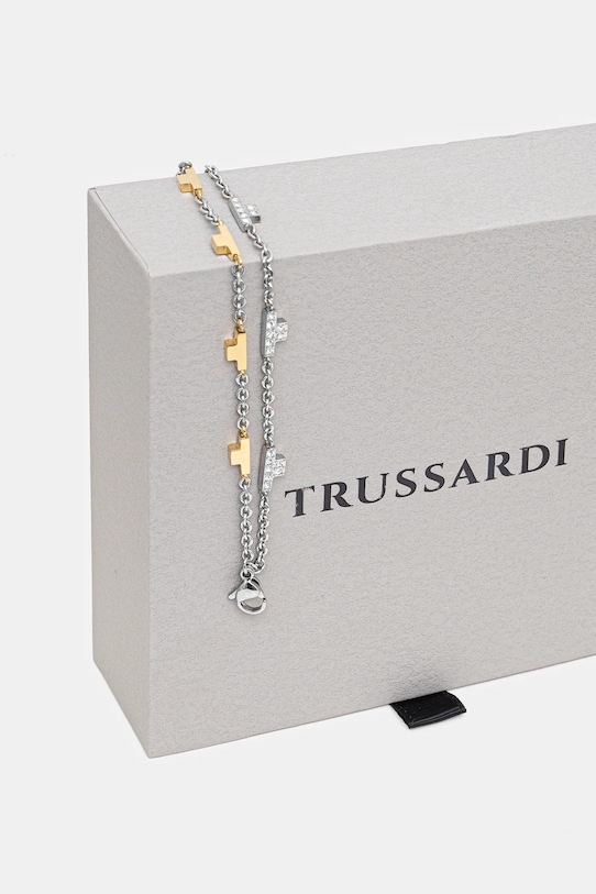 Аксесуари Браслет Trussardi T-LOGO TJAXC64 срібний