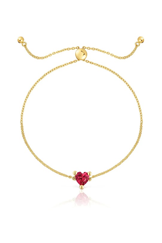 Zapestnica iz srebra prevlečenega z zlatom Tous srebro zlata 1004337200